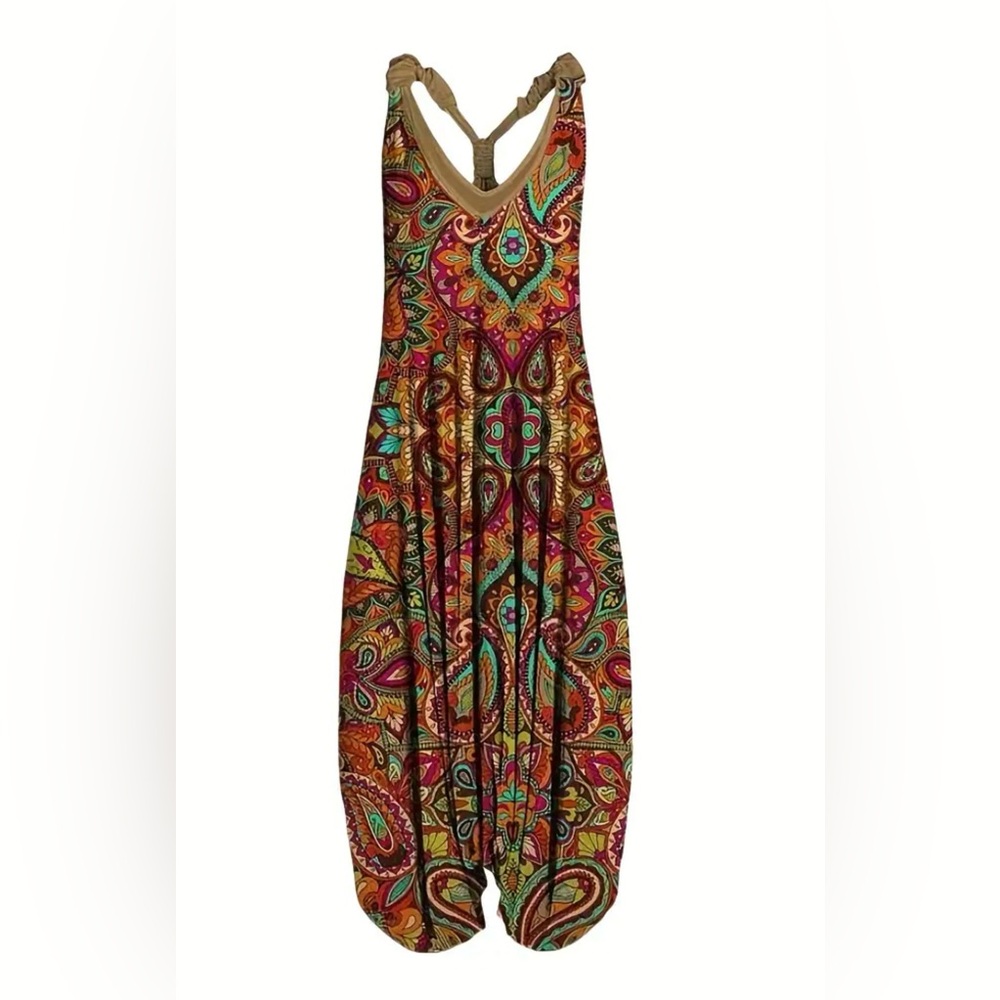 NWT - Colorful Paisley Maxi Dress